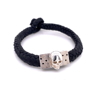 Pulsera placa Calavera