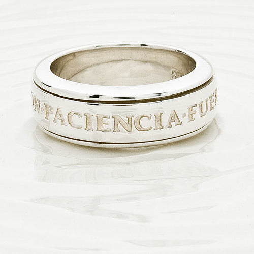 Anillo Acción, Paciencia, Fuerza, Amor y Fé